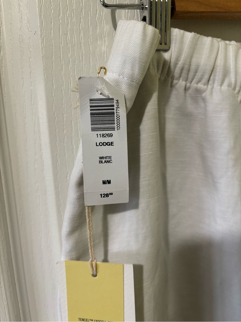 Wilfred Lodge White Linen Pants - Picture 3 of 5